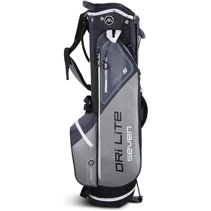 Сумка для гольфу Big Max Dri Lite Seven 2024 сіро-чорна - сумка для гольфу з водонепроникним покриттям
