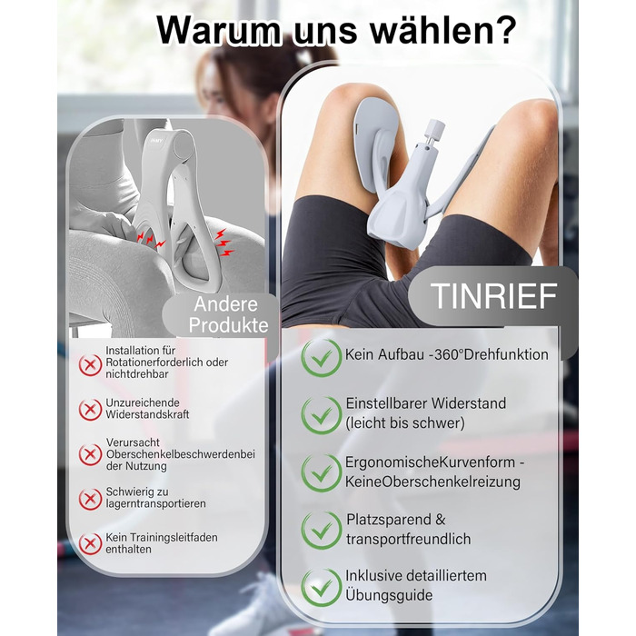 Тренування стегон та тазу: тренажер для жінок та чоловіків для дому, сірий