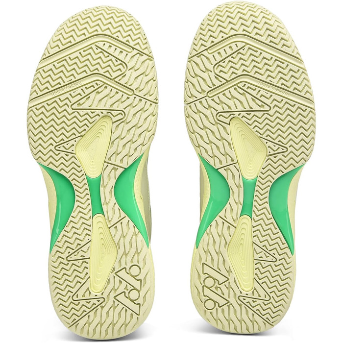 Жіночі тенісні кросівки P601 - неслизькі, з амортизацією, стабілізуючі, дихаючі, біло-фіолетові (40.5 EU, лимонно-жовті)