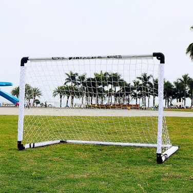 Дитячі ворота для футболу KiBiGOAL 115x80 см, складані - ідеально для гри в саду та в приміщенні, для дітей 4-11 років