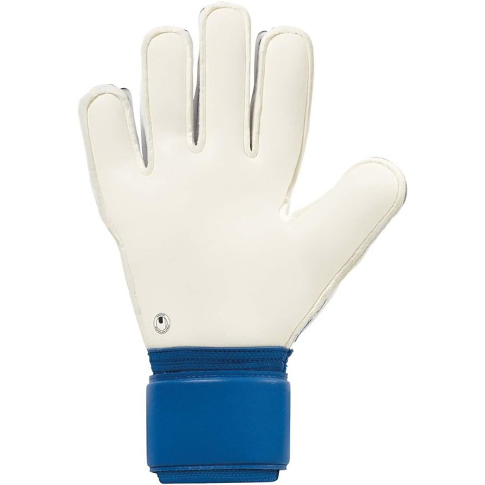 Воротарські рукавички Uhlsport Hyperact Supersoft чоловічі, сині/білі/жовті, розмір 10.5