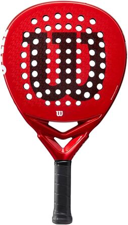 Падель ракетка Wilson Bela Elite V2.5, карбон/EVA, 365 г, червона