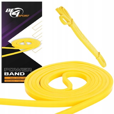 Набір з 4 фітнес-резинок Power Band + кріплення для підтягувань, опір 2-36 кг