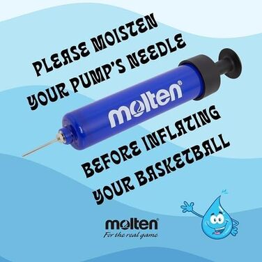 Баскетбольний м'яч Molten BG2010 для залу і вулиці, FIBA, преміум гума, розмір 7, глибокі канали