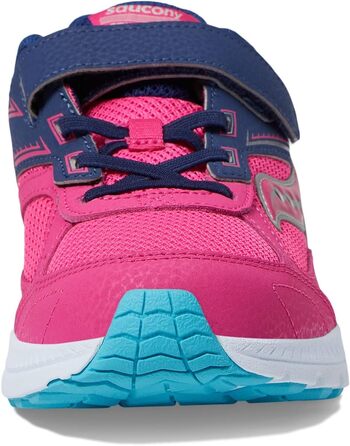 Дитячі кросівки Saucony Cohesion 14 з альтернативною застібкою (7 Wide, Рожево-морські)