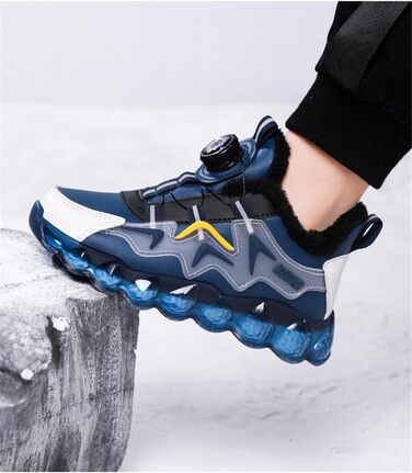 Дитячі зимові черевики Kinder для хлопчиків, неслизькі, трекінгові, теплі, зручні, для вулиці та залу, розмір 37 EU