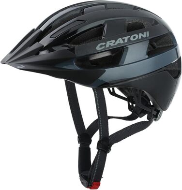 Велосипедний шолом Cratoni Velo-X чорний S/M (52-57 см)