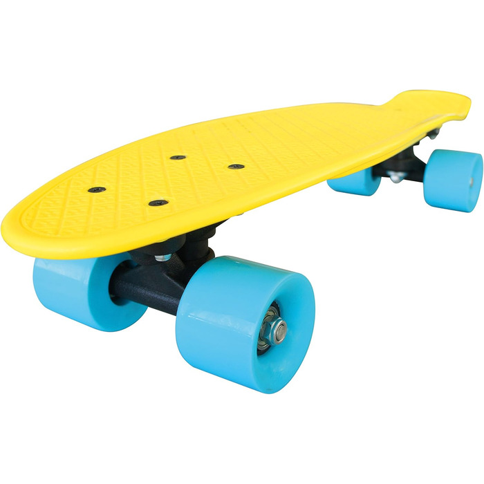 Скейтборд Streetsurfing New Fizz Board, універсальний розмір, жовто-синій