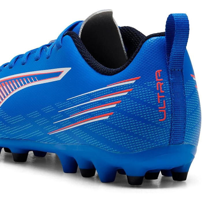 Дитячі футбольні бутси Puma Ultra 6 Play Mg Jr для футболу, 36 EU, блакитний/білий/червоний