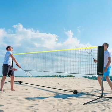 М'яка сітка для бадмінтону VEVOR, регульована по висоті, 510 x 155 x 103 см, складне поле для піклболу, портативна, легка в збірці, комплект сітки для тенісу з стійками та сумкою