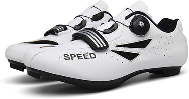 Велосипедні черевики для чоловіків та жінок, MTB, шосейні, крос-кантрі, кросівки, дихаючі, для їзди на велосипеді, сумісні з SPD-SL/SPD, розміри 36-47 EU, білі