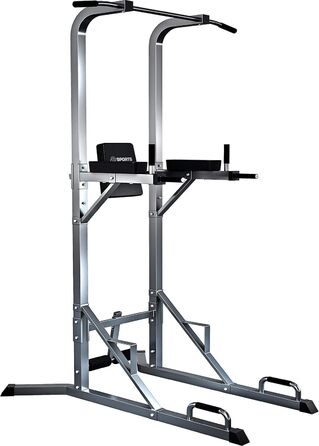ScSPORTS® Power Tower - турнік, бруси для віджимань, турнік для підтягувань, до 120 кг. Багатофункціональний силовий тренажер для дому