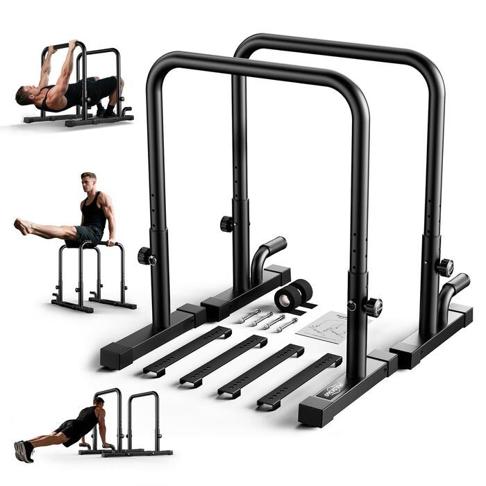 Регульовані турніки для віджимань та підтягувань для домашнього спортзалу, 400 кг, портативні тренувальні снаряди, турнік для віджимань та силових тренувань всього тіла, обладнання для калістеніки для початківців та професіоналів