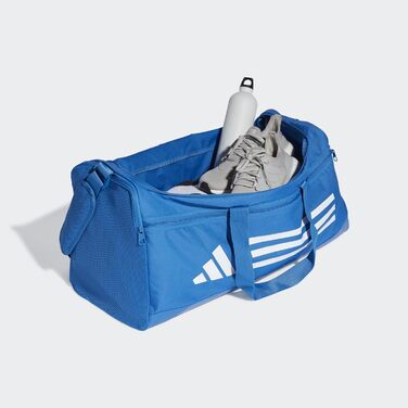 Спортивна сумка adidas Essentials Duffel унісекс, синя/біла