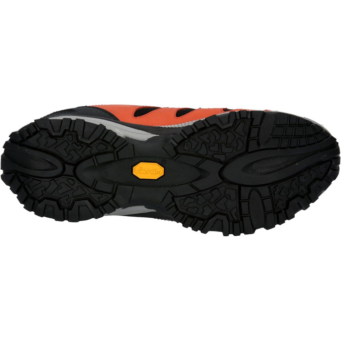 Черевики для піших прогулянок Brütting для жінок (45 EU, чорний, помаранчевий, червоний)