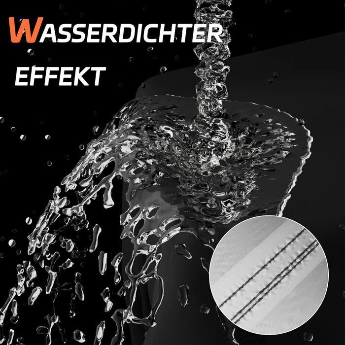 Водонепроникна накривка для мотоцикла Motorrad, 245x105x125 см. Захист від UV, дихаюча, з відбиваючими елементами. Підходить для мотоциклів, скутерів та велосипедів