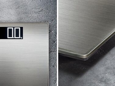 Електронна вага Soehnle Style Sense Safe 300 з великою LCD, нержавіюча сталь, антивідбиткова поверхня