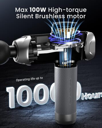 Масажер RENPHO R3 Power: потужний масаж з LED-екраном та 6 насадками для спини, подарунок для чоловіків