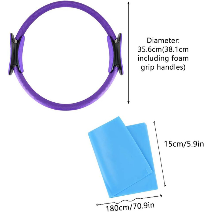 Кільце для пілатесу PROVO: тренажер для силових вправ та корекції фігури
