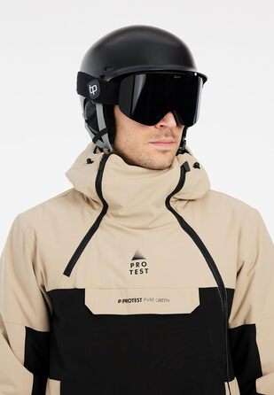 Чоловіча гірськолижна куртка Protest PRTDAZZE (XL, Bamboo Beige) - водонепроникна, дихаюча
