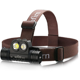 Sofirn HS20 - LED налобний ліхтар 2700 люмен, перезаряджуваний, з двома світлодіодами, 5 режимів яскравості, для кемпінгу, бігу, HS20 Kit
