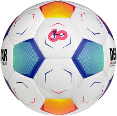 Футбольний м'яч Derbystar Bundesliga Brillant Replica V23, розмір 4, білий, для дорослих, унісекс