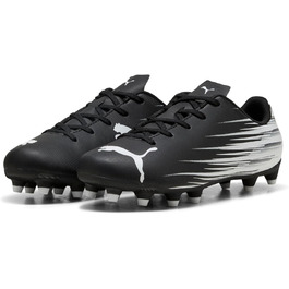 Дитячі футбольні бутси PUMA Attacanto II FG/AG Jr для футболу, 35 EU, чорно-білі