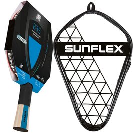 Ракетка для настільного тенісу Sunflex® Color COMP B35: професійна, з ITTF схваленням, для тренувань та змагань, з кейсом