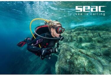 Набір для снорклінгу SEAC Cove з маскою та трубкою для плавання