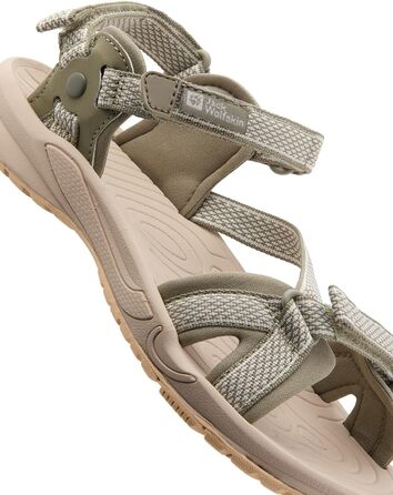 Жіночі сандалії Jack Wolfskin Lakewood Ride, 40.5 EU, колір Stone