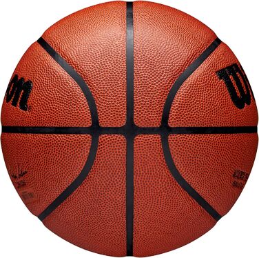 Баскетбольний м'яч Wilson NBA Authentic Series для залу та вулиці, розмір 7, помаранчевий, універсальний