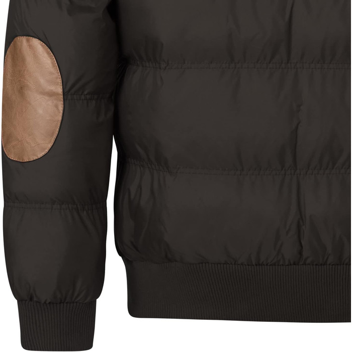 Чоловіча зимова куртка Geographical Norway Steppjacke - тепла анорак з підкладкою для активного відпочинку, катання на лижах та сноуборді, комплект з шапкою UD, колір: чорний