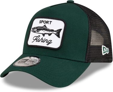 Кепка бейсболка New Era Outdoor Patch Olive з регулюванням, універсальний розмір (риболовна)
