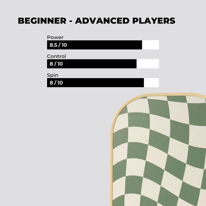 Пікбол ракетка Holbrook Performance: карбон, графіт, Day N' Night (Center Court)