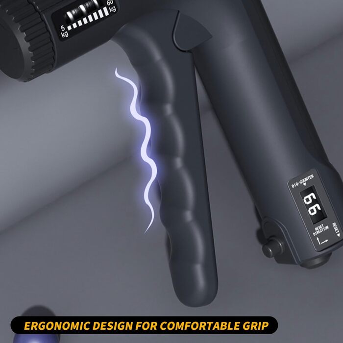 Тренування хватки Handkraft: регульований тренажер для рук та пальців з лічильником, 2 режими