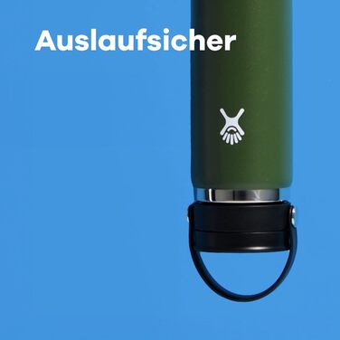 Кришка Hydro Flask Flex Sip для термоса Wide Mouth 354 мл, герметична, з ручкою, безпечна для здоров'я, можна мити в посудомийці, Fossil