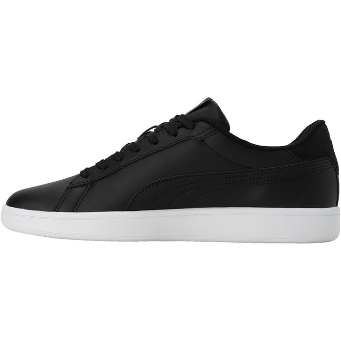 Кросівки Puma Smash 3.0 L унісекс, чорні з білою підошвою, розмір 44.5 EU