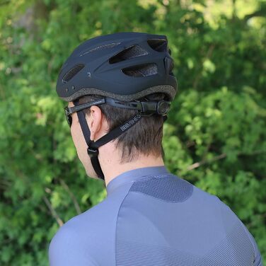 Велосипедний шолом BBB Cycling Condor для дорослих, матовий чорний, знімний візор, захист від комах, для MTB та шосейних велосипедів (54-58 см)