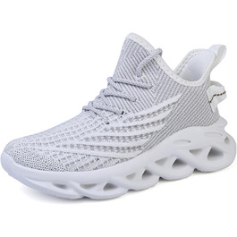 Білі кросівки для хлопчиків, дихаючі, зручні, для занять спортом, тренувань, тенісу та прогулянок, розмір 34 EU