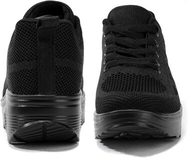 Жіночі бігові кросівки AHICO - легкі, дихаючі, для бігу та активного відпочинку, сітка, чорний колір, 38 EU