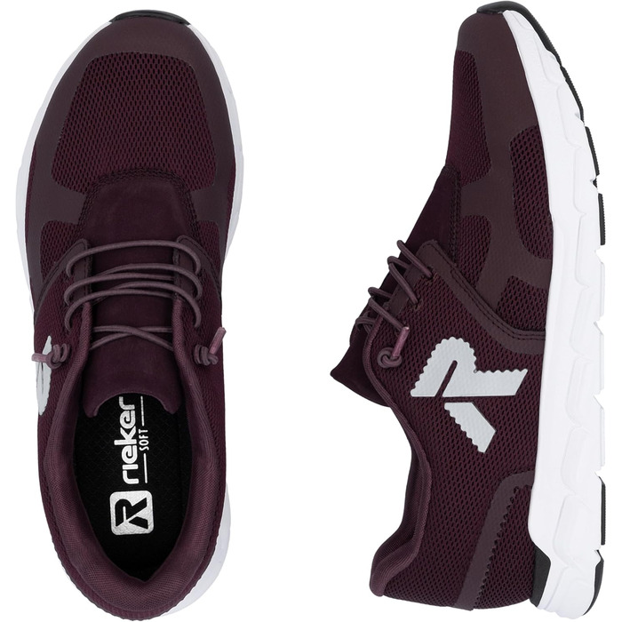 Кросівки Rieker білі повсякденні чоловічі (43 EU, червоний акцент)