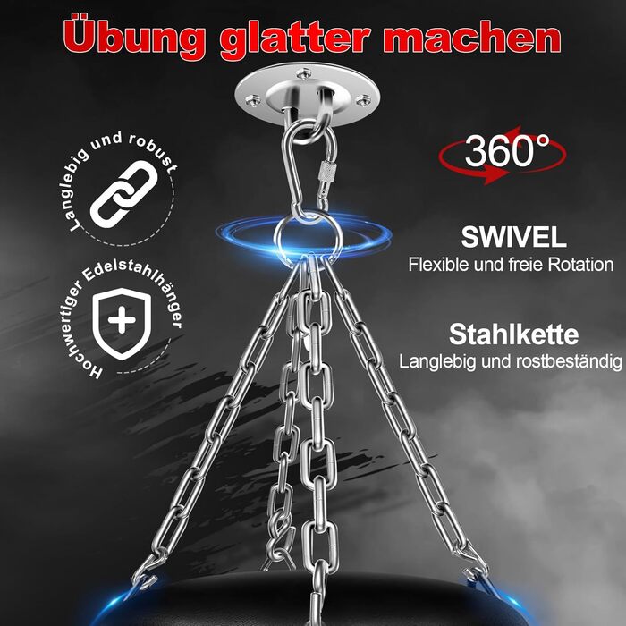 Набір для боксу Boxsack-Set: важкий мішок 120см та боксерські рукавички 12oz (MMA, карате, кікбоксинг, бокс, муай-тай)