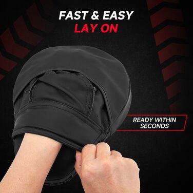 Боксерські рукавички Boxpads для тренувань, MMA, муай-тай, кікбоксингу, карате. Захист для ударів та тренувань (чорний)