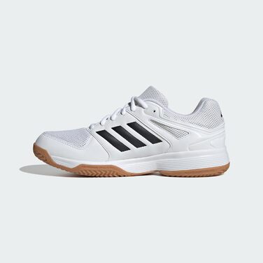 Кросівки Adidas Speedcourt для залу для чоловіків, розмір 43 1/3 EU, білий, чорний, gum