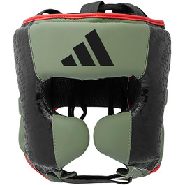 Боксерський шолом Adidas Hybrid Combat 50, захисний, чорний
