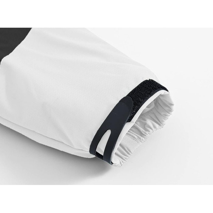 Чоловіча зимова куртка Jacken з флісовою підкладкою, водонепроникна, дихаюча, тепла, вітрозахисна Softshell з капюшоном (L, білий)