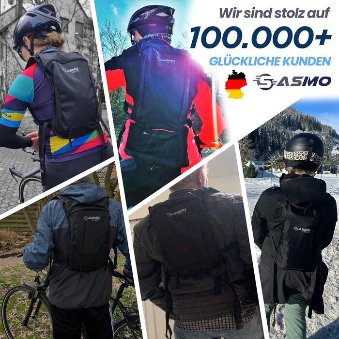 Велосипедний рюкзак SASMO 10+3 л з термовідділенням і сіткою для шолома, з дощовиком, питна система, для чоловіків і жінок, для MTB