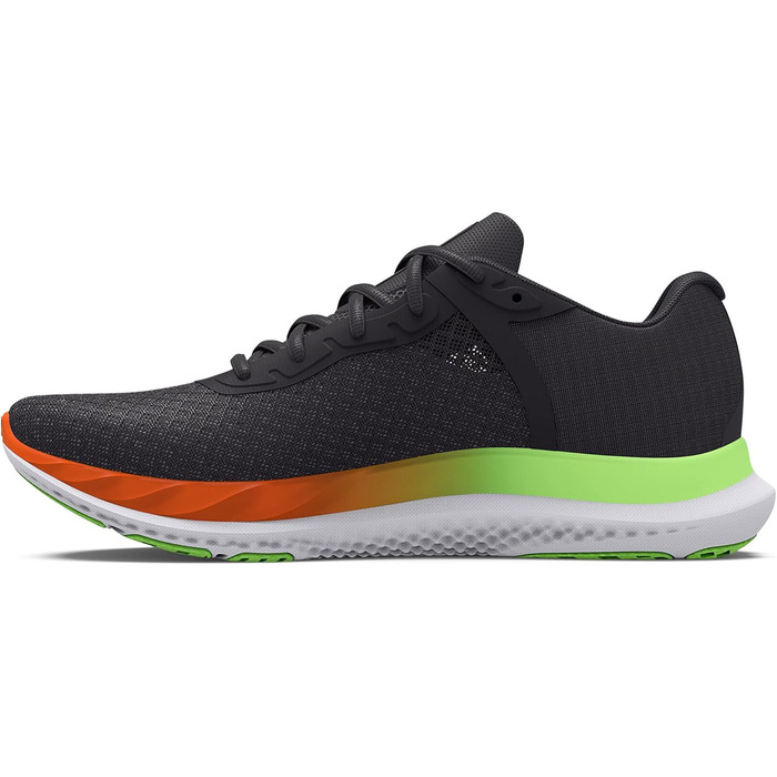 Чоловічі бігові кросівки Under Armour Charged Breeze, 42 EU, сірий Jet Gray/ Quirky Lime