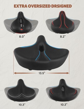 Широкий велосипедний сидіння для Peloton Bike & Bike+ (блакитний), заміна, для чоловіків та жінок, сумісний з Peloton, Echelon, електровелосипедами, круїзерами