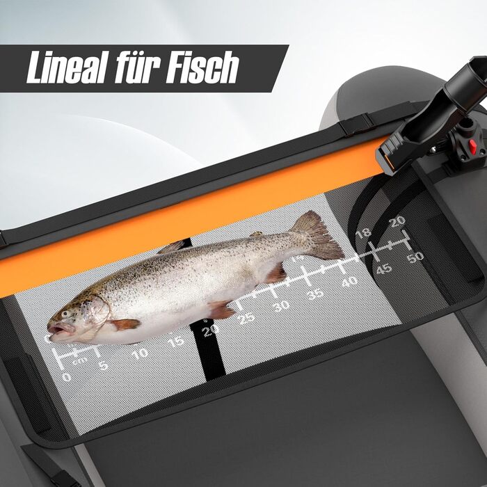 Надувне рибальське човен GYMAX: компактне belly boat з насосом, веслами та регульованими ременями. Витримує до 150 кг (сірий)